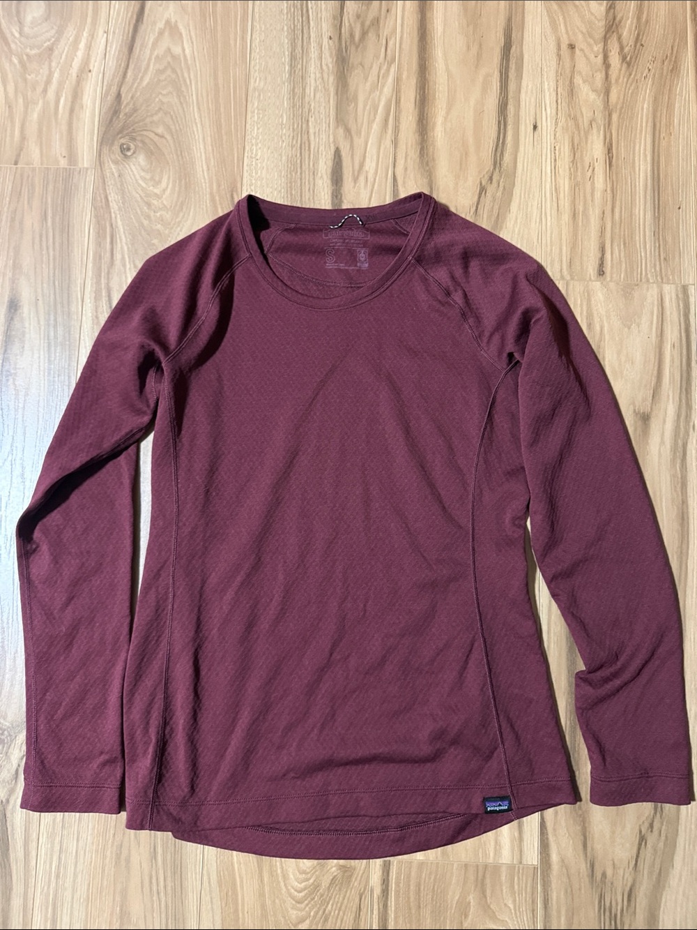 Patagonia Women's Long-Sleeve Crew Top - Burgundy Wine